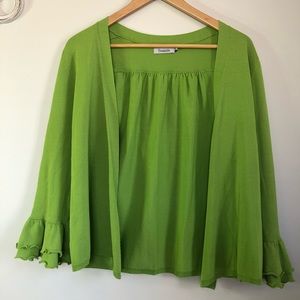 SNAZZIE / Green / lightweight / summer cardigan!